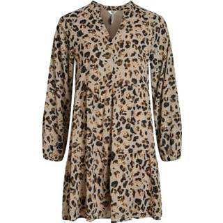 👉 Longsleeve vrouwen beige Mila Gia Dress Leopard