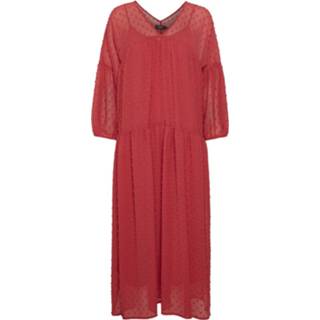 👉 Maxi dres LS vrouwen rood SLPearmain Dress