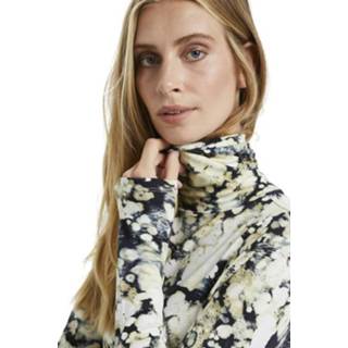 LS s vrouwen geel SLHanadi Printed Rollneck 5702577851195