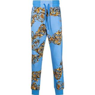 👉 Sweatpant XL male blauw Barocco-printed sweatpants