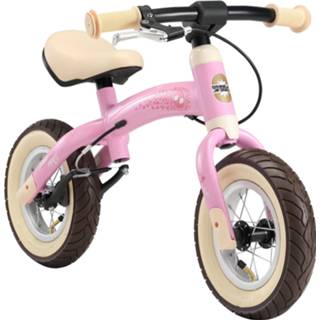 👉 Loopfiets roze luchtbanden Color-Roze Bikestar 2 in 1 meegroei 10 inch, / vogels 4260184712311