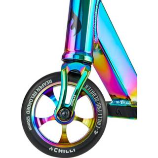 👉 Reaper One Size GeenKleur Stuntscooter Chilli Pro Reloaded - NeoChrome 4260410079553