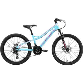 👉 Wit turkoois luchtbanden Color-Turquoise Bikestar 24 inch hardtail MTB 21 speed, / turquoise 4260184716395