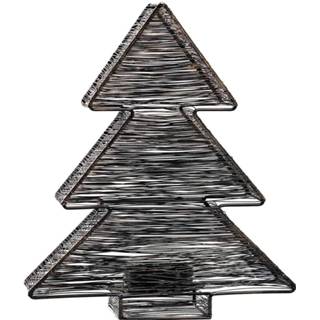 👉 Kerstboom zwart IJzer One Size Bibi Windlicht Kerstmis 30 x 9 35 cm 8720014446046