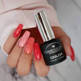 👉 One Size donkerroze Cosmetics Zone UV/LED Gellak Fashion Coral NP14 8720512576375