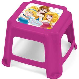 Kruk roze kunststof One Size Color-Roze meisjes Arditex krukje Disney prinsessen 21 x 27 cm 8430957079729