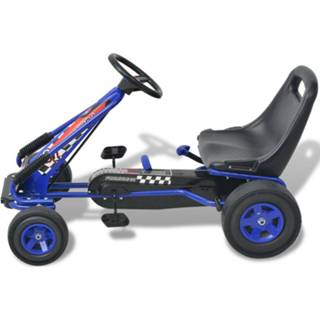 👉 Skelter blauw One Size met pedalen en verstelbare zitting 8718475509011