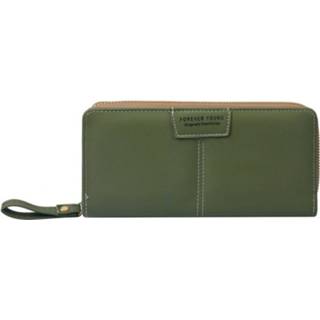 👉 Portemonnee groen meerkleurig Clayre & Eef 19*10*3 cm JZWA0123GR 8717459807877