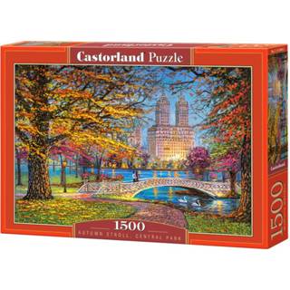 👉 Legpuzzel karton One Size Color-Meerkleurig Castorland Autumn Stroll Central Park 1500 stukjes 5904438151844