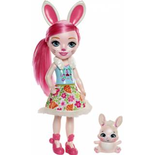 👉 Tienerpop roze kunststof One Size Color-Roze meisjes Enchantimals Bree Bunny & Twist 7-delig 887961625776