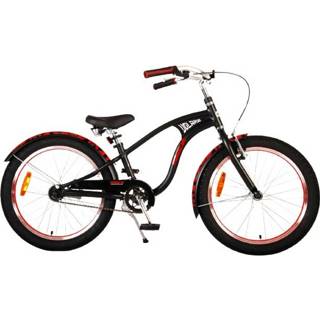 👉 Jongens fiets aluminium One Size Color-Zwart Volare Jongensfiets Miracle Cruiser 20 Inch 30 cm Terugtraprem Matzwart 8715347220852