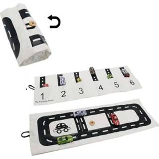 👉 Organizer wit active 20 X 60cm Children Car Storage Bag Toy Traffic Track Play Mat(White)
