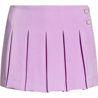 👉 Vrouwen paars Shorts with pleated front