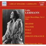 👉 Lotte Lehmann Lieder Recordings Volume 4 747313309528