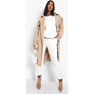 👉 Geribbelde Trainingspak Met Sweater En Joggingbroek, Ecru