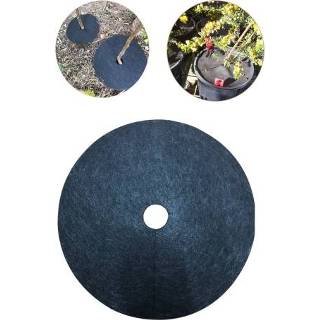 👉 Vloerbedekking zwart active 10 PCS 52x6cm Ecologische Anti-Gras Non-woven Doek Tuinieren Ademend Hydraterende Kan Fruit Tuin Film (Zwart) verminderen