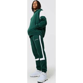 👉 Oversized Colour Block Limited Edition Trainingspak, Green