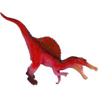 👉 Speelfiguur rood roze kunststof One Size Color-Rood DinoWorld Spinosaurus junior 45 cm rood/roze 8713219417218