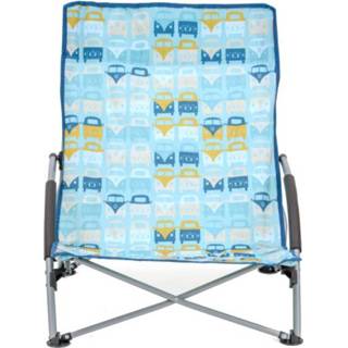 👉 Strandstoel blauw polyester staal One Size Color-Blauw Urban Beach VW 57 x 65 cm polyester/staal 5031470215835