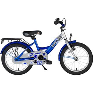 Kinderfiets blauw zilver luchtbanden Color-Blauw kinderen Bikestar 16 inch Classic kinderfiets, / 4260184711390