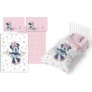 👉 Dekbedovertrek roze katoen One Size Color-Roze Carbotex Minnie Mouse 140 x 200 cm 5407007987436