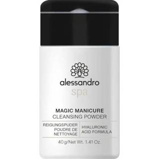 👉 Wit zwart One Size Color-Wit mannen Alessandro manicurepoeder Magic Wonder 40 gram wit/zwart 4025087340166