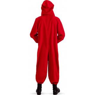 👉 Verkleedpak rood polyester Color-Rood mannen Carnival Toys La Casa de Papel heren maat S/M 8004761804329