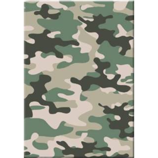 👉 Schrift groen papier One Size Color-Groen Verhaak Camouflage ruiten A4 8720585109616