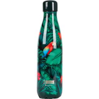 👉 Thermosfles groen rood RVS One Size Color-Groen I-Drink Tropical Birds 1 liter groen/rood 8057711460229