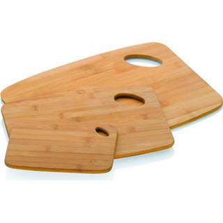 👉 Snijplank bamboe bamboevezel One Size Color-Naturel Kela Keuken snijplanken Katana naturel 3-delig 4025457120091