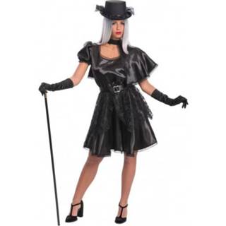 👉 Verkleedpak zwart polyester m Color-Zwart vrouwen Carnival Toys Heks dames 3-delig maat 8004761810535
