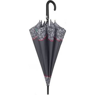 👉 Paraplu grijs microfiber One Size Color-Grijs vrouwen Perletti dames 102 cm fiberglas/microvezel 8720585051977