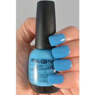 👉 Nagellak blauw One Size Color-Blauw vrouwen Faby Paper Sky dames 15 ml vegan 8053676330300