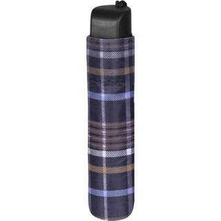 👉 Paraplu blauw oranje polyester staal One Size Color-Blauw mannen Perletti Mini heren 96 cm polyester/staal blauw/oranje 8720585095889