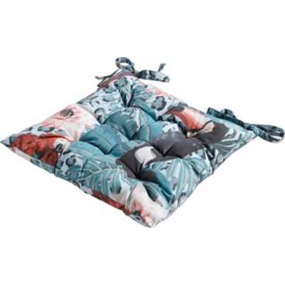 👉 Zitkussen blauw roze polyester One Size Color-Blauw Madison Toscane Rio 46 x cm blauw/roze 8713229295332