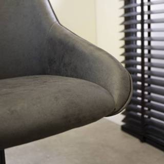 👉 Bureaustoel antraciet microvezel One Size Color-Antraciet Industriële draaibare Lennox 8720239815702