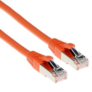 👉 ACT CAT6A S/FTP Patchkabel Snagless - Oranje