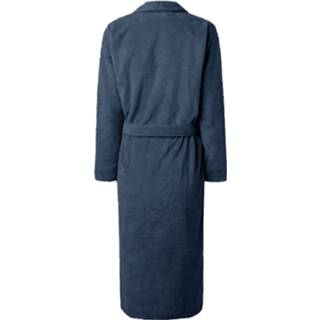 👉 LINNICK Pure Badjas Velours - ocean blue