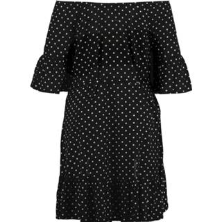 👉 Off shoulder jurk met print