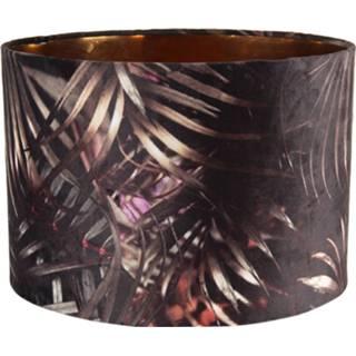 👉 Lampenkap textiel kunststof GeenKleur Clayre & Eef Multi Ø 34*24 cm / E27 van op 8717459800229