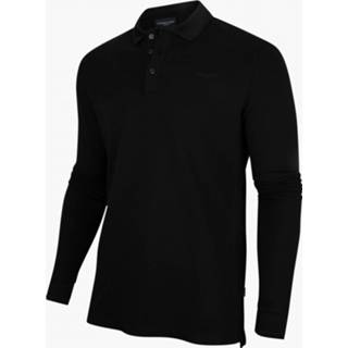 👉 Cavallaro Napoli Longsleeve Polo Placido Stretch Black (116215003 - 999000)