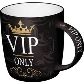 👉 Mok One Size meerkleurig 2x stuks koffie drink voor VIP persons 33 cl - cadeau mokken collega/papa/mama/verjaardag 8720576516591