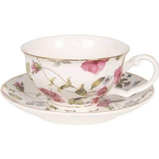 👉 Schotel GeenKleur Clayre & Eef Kop en 12*9*5 / Ø 13*2 cm 125 ml 6CE0837 8717459629301