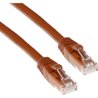 👉 ACT CAT6 U/UTP Patchkabel Snagless - Bruin