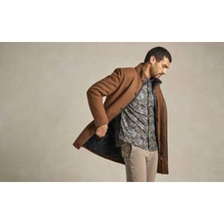 👉 No Excess Winterjas Long Fit Double Front Closure Twill With Wool Camel (12630926 - 140)