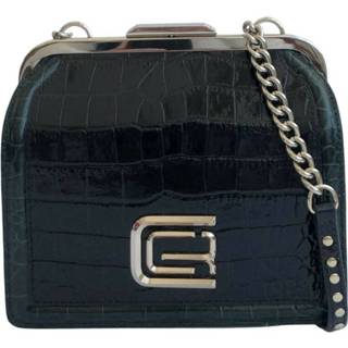 👉 Clutch onesize vrouwen zwart stampa coccodrillo 8050681499343