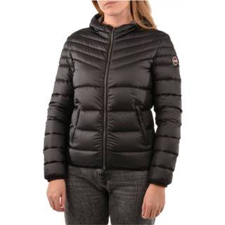 👉 Downjacket vrouwen zwart Down Jacket With Fixed Hood