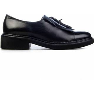 👉 Vrouwen zwart D411 Pantofola Frangia+Nappine