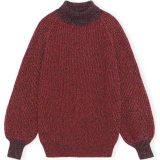 👉 Vrouwen rood Rib Knit