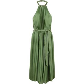 👉 Dress m vrouwen groen Midi